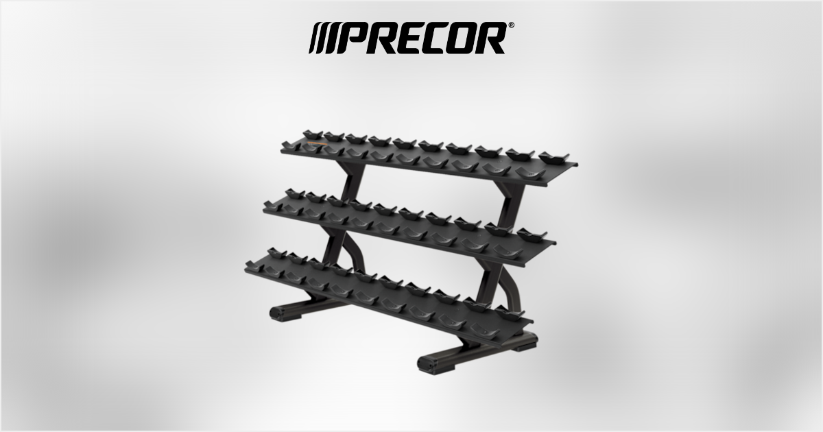 3 Tier, 15 Pair Dumbbell Rack - Discovery™ Benches & Racks