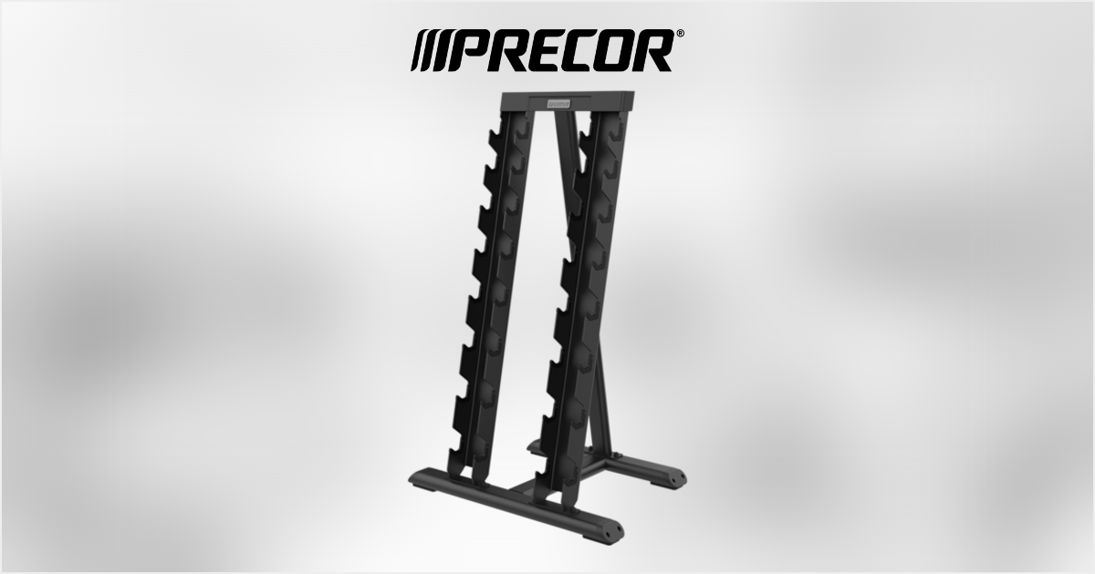 縦型ダンベルラック（8ペア） - Vitality™ ベンチ＆ラック | 製品 | Precor