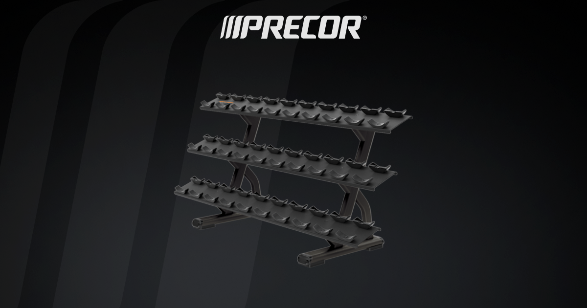 3 Tier, 15 Pair Dumbbell Rack - Discovery™ Benches & Racks