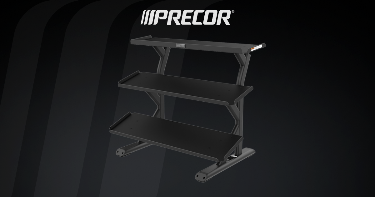3 Tier, 10 Pair Flat Dumbbell Rack - Vitality™ Benches & Racks