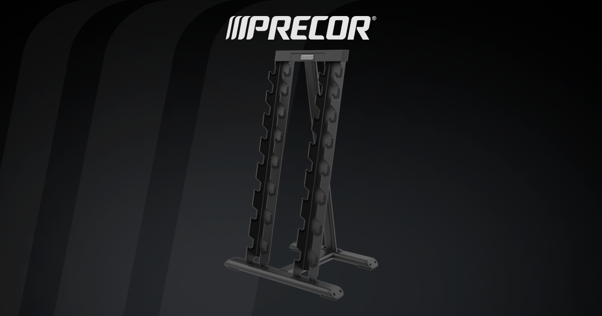 縦型ダンベルラック（8ペア） - Vitality™ ベンチ＆ラック | 製品 | Precor